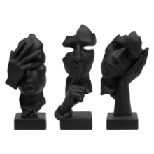 Thinker Statue Abstract Art Figurine
