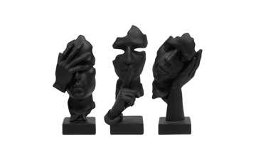 Thinker Statue Abstract Art Figurine