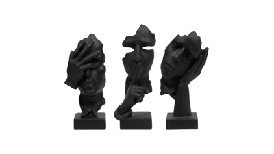 Thinker Statue Abstract Art Figurine