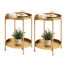 Tiita Round End Table Set