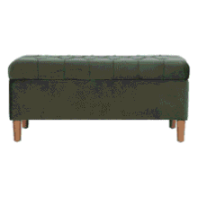 Tufted Ainsley Storage Ottoman Bench