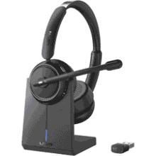 Wireless Headset with Mic for Work