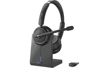 Wireless Headset with Mic for Work