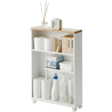 Yamazaki Slim Bathroom Storage Cart