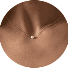 14K Gold Plated Pearl Necklace