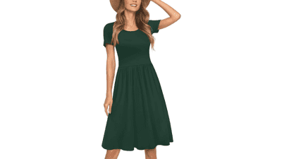 AYIFU Women’s Empire Waist Summer Dress