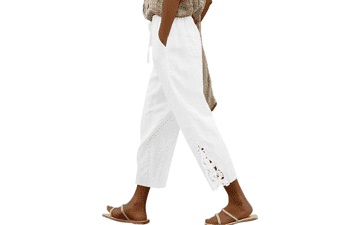 Angerella Women’s Cotton Linen Pants