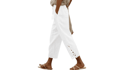 Angerella Women’s Cotton Linen Pants