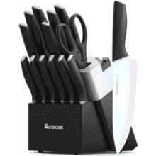 Astercook 15-Piece German Stainless Knife Set