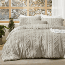 Bedsure Tufted Boho Comforter Set Queen