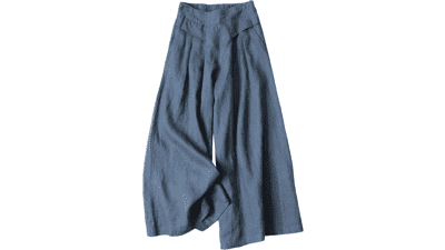Bianstore Women’s Linen Culottes Pants