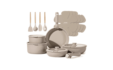 CAROTE 19-Piece Non-Stick Cookware Set