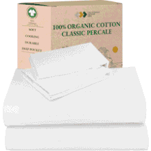 California Design Den Queen Organic Cotton Sheets