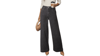 DOKOTOO Women's High-Waisted Jeans