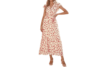 Floral Boho Maxi Dress for Women