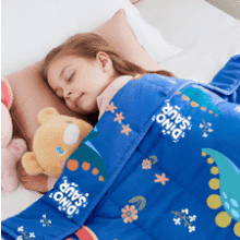 HOSUKKO 5lb Blue Dinosaur Weighted Blanket