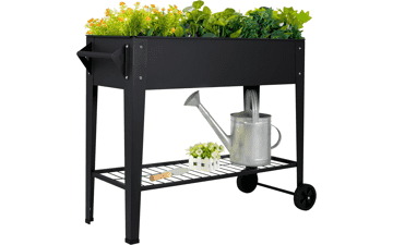 LEETOLLA 32" Raised Garden Bed with Wheels