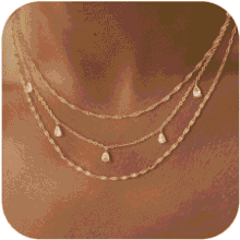 Layered 14k Gold Plated Necklaces for Women