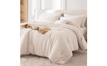 MUXHOMO 7-Piece Queen Comforter Set