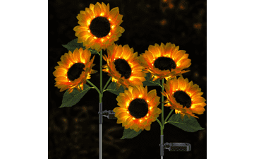 Meagoo Solar Sunflower Garden Lights