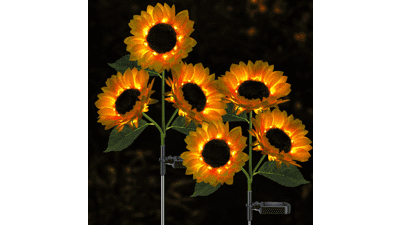 Meagoo Solar Sunflower Garden Lights