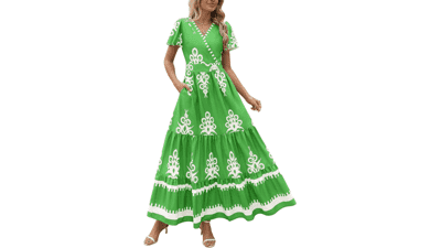 PRETTYGARDEN Boho Maxi Dress