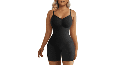 SHAPERX Women’s Seamless Shapewear Bodysuit