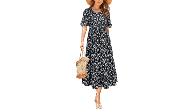 STYLEWORD Women’s Summer Midi Dress