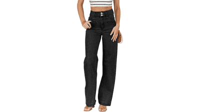 Sidefeel Women's High-Waisted Jeans