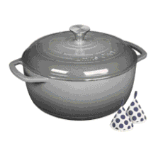 Umite 6QT Cast Iron Dutch Oven