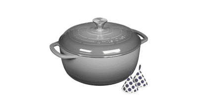 Umite 6QT Cast Iron Dutch Oven