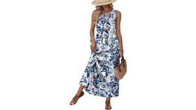 WIHOLL Summer Babydoll Maxi Dress