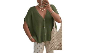 Womens Oversized Cardigan Sweater
