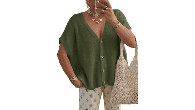 Womens Oversized Cardigan Sweater