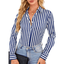 Women's Silky Button Down Shirts