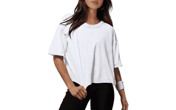XIEERDUO Women’s Cotton Crop T-Shirt