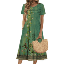 Zeagoo Women’s Summer Flare Midi Dress