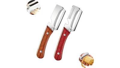 2PCS 3-in-1 Vegetable Peeler & Bottle Opener