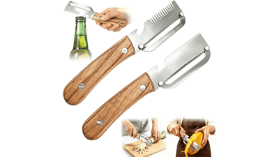 2‑Pack Multi‑Functional Vegetable Peeler
