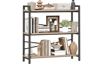 3-Tier Industrial Bookcase