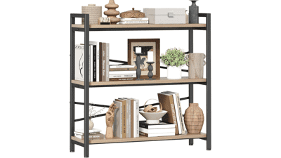 3-Tier Industrial Bookcase