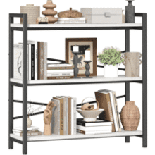 3 Tier Industrial Bookshelf