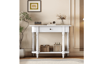 36" Retro Farmhouse Console Table