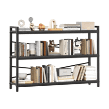 3‑Tier Vintage Wooden Bookcase