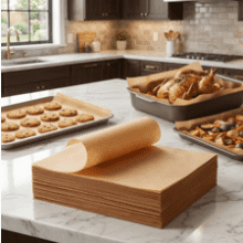 50Pcs Non-Stick Baking Paper Sheets