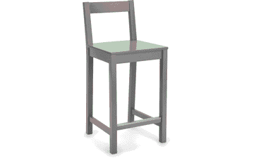 Amazon Basics Wooden Bar Stool 24" Grey