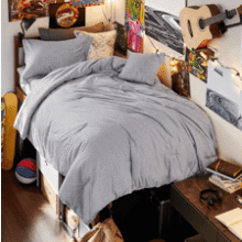 Bedsure Twin Comforter Set – Grey Bedding