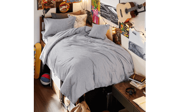 Bedsure Twin Comforter Set – Grey Bedding