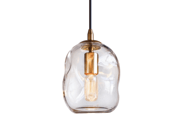 CASAMOTION Gold Glass Pendant Light