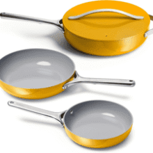 Caraway 4-Piece Non-Stick Fry Pan Set